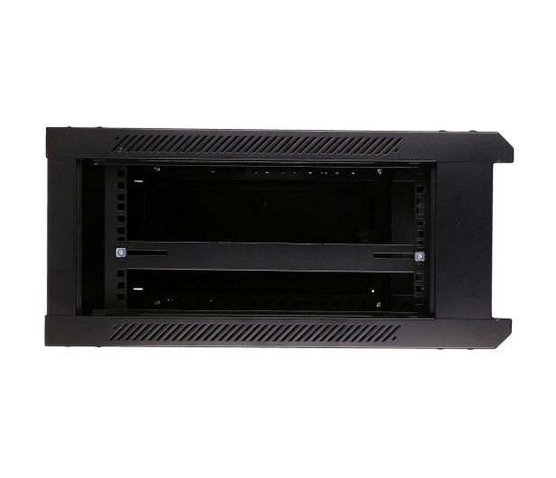 Extralink Szafka wisząca rack 4U 600x600 czarna szklane drzwi EX.2893 - 484912 - zdjęcie 8